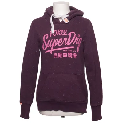 Hættetrøje (Lilla) fra Superdry Bomuld, Polyester