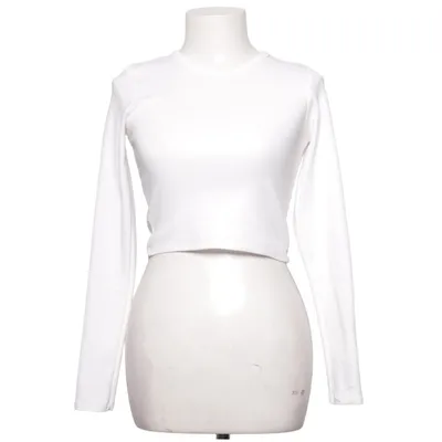 T-shirt à manches longues (Blanc) de JJXX Coton, Élasthane
