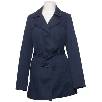 Trenchcoat (Blauw) van Vero Moda Katoen, Polyester