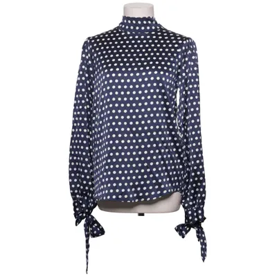 Blouse (Blue, White) from Daisy Grace Polyester