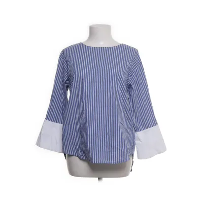 Blus (Vit, Blå) från Karen by Simonsen Bomull, Elastan, Nylon