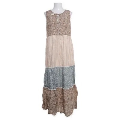 Maxi jurk (Beige, Meerkleurig) van Cream Katoen, Viscose