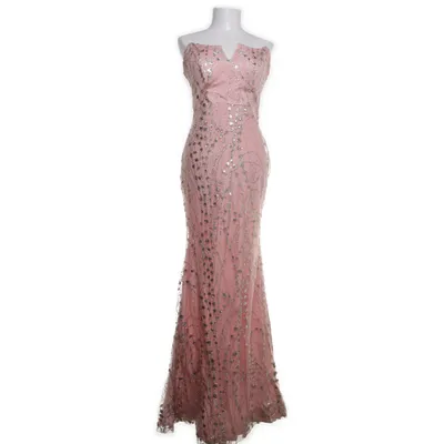 Evening gown (Pink, Gold) from KeiKei Polyester, Elastane