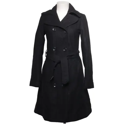 Coat (Black) from BZR by Bruuns Bazaar Polyamide, Wool
