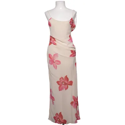 Maxi jurk (Beige, Rood, Meerkleurig) van Zara Polyester