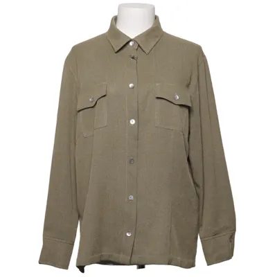 Skjortejakke (Grøn) fra Sol Design Polyamid, Polyester, Viscose