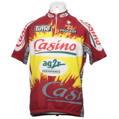 Bicycle shirt (Red, Yellow, White) from Nalini Polyester