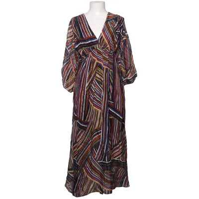 Robe longue (Bleu, Multicolore) de Stank Stockholm Élasthane, Soie, Viscose