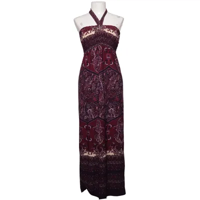 Maxi dress (Purple, Brown) from Snap Elastane, Polyester