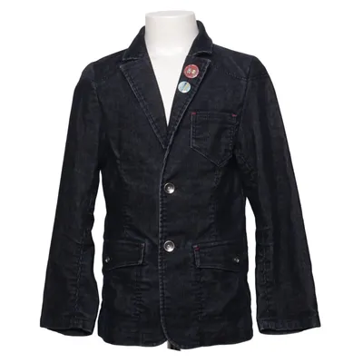 Blazer (Black) from H&M Cotton, Elastane, Polyester