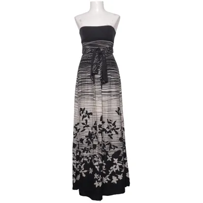Maxikjole (Sort, Hvid) fra Bcbgmaxazria Polyester, Silke