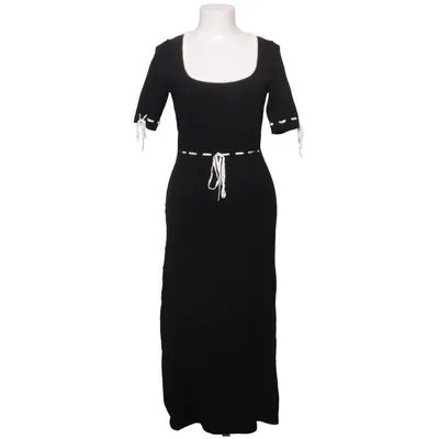 Robe longue (Noir, Blanc) de Happy Holly Polyamide, Viscose