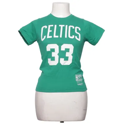 T-shirt (Groen, Wit) van Hardwood Classics x Mitchell & Ness Katoen
