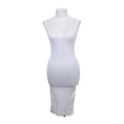 Klänning (Vit) från Pieces Basics Elastan, Polyamid