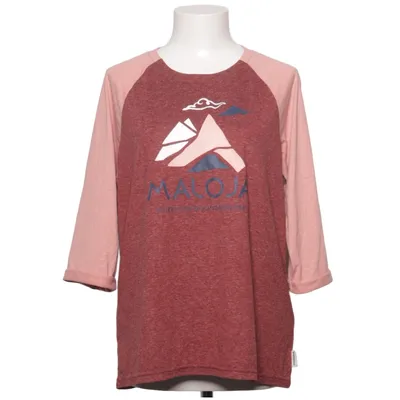Baseballtröja (Röd, Rosa, Flerfärgad) från Maloja Hampa, Polyester
