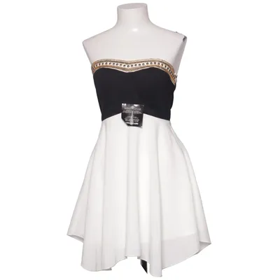 Cocktailjurk (Zwart, Wit) van Oneness Katoen, Polyester