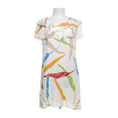 Robe (Blanc, Multicolore) de Anna Sui Soie
