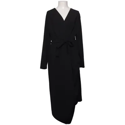 Wikkeljurk (Zwart) van Boohoo Elastaan, Polyester