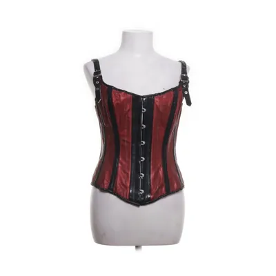 Corset (Red, Black) from Black Level Polyester, Polyurethane