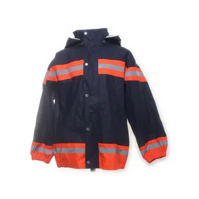 Regnjacka (Blå, Orange, Silverfärgad) från Mywear Young Polyester, Polyuretan
