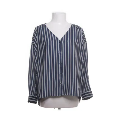 Top (White, Blue) from Ingni Polyester
