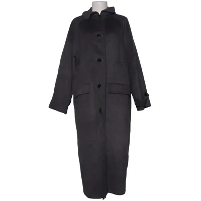 Frakke (Grå) fra Second Female Polyester, Viscose, Uld