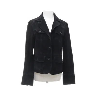 Leather blazer (Black) from Outfit Fashion Leather, Polyester