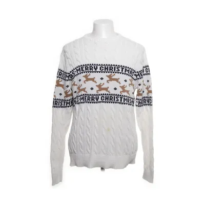 Julesweater (Hvid, Flerfarvet) fra Christmas Sweats Økologisk bomuld