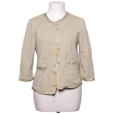 Cardigan (Beige) from European Culture Cotton, Cupro, Elastane
