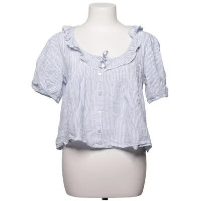 Top (Blå, Hvid) fra New Look Bomuld, Linned