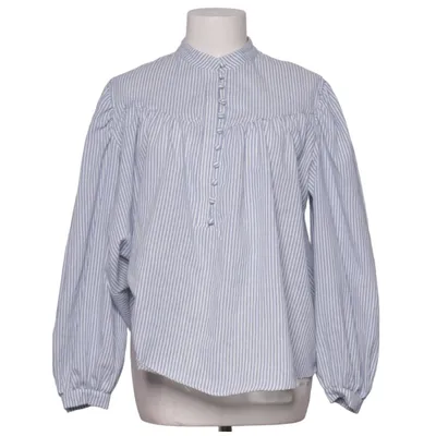 Blus (Blå, Vit) från Drôle de Copine Bomull