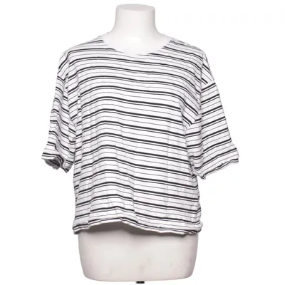 T-shirt (Vit, Svart) från Gina Tricot Ekologisk bomull