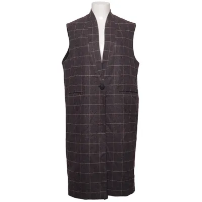 Coat (Brown) from Scalpers Acrylic, Elastane, Polyester, Wool