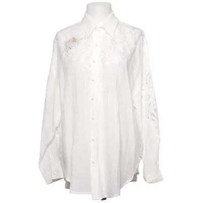 Chemise (Blanc) de Lene Polyester, Viscose