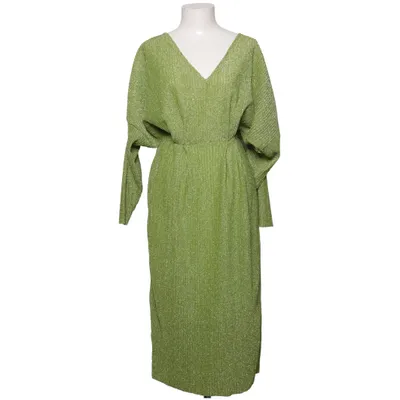 Jurk (Pleated Midi Dress) van NLY Eve Metallvezel, Polyester