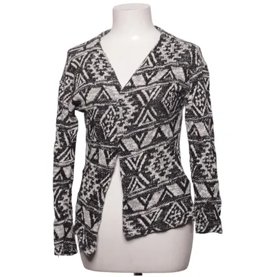 Cardigan (Black, White) from Montego Acrylic, Cotton, Polyester, Viscose