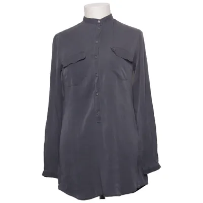 Blouse (Gray) from Aglini Elastane, Silk