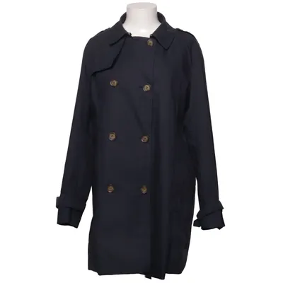 Trench coat (Blue) from Samsa Collection Cotton, Polyester
