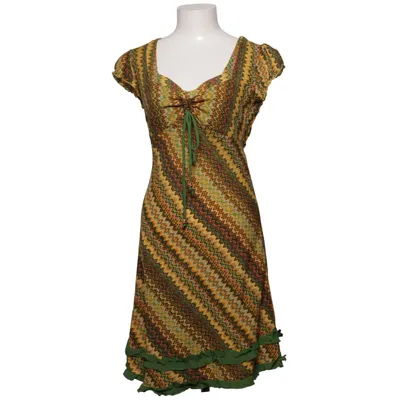 Dress (Yellow, Green, Multicolored) from Joy s Polyester