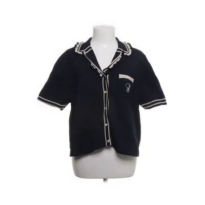 Topp (Blå, Beige) från Sandro Elastan, Polyamid, Polyester, Viskos