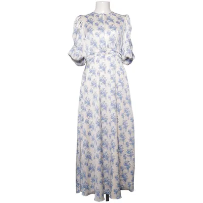 Maxikjole (Hvid, Blå) fra Neo Noir Polyester