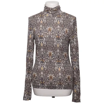 Rollkragenpullover (Blau, Beige, Mehrfarbig) von Morris & Co x H&M Elasthan, Modal
