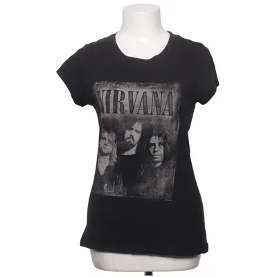 T-shirt (Svart) från Nirvana Återvunnen bomull, Återvunnen polyester