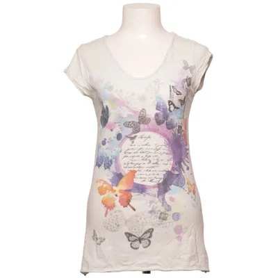 T-shirt (Hvid, Flerfarvet) fra Gang