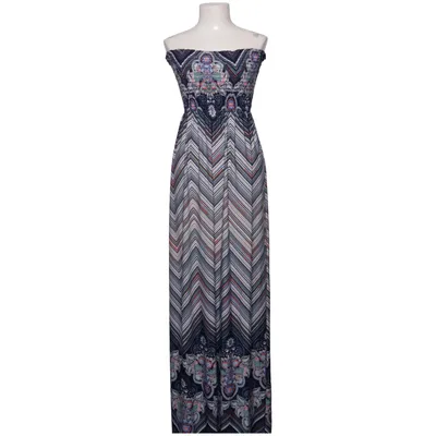 Robe longue (Bleu, Multicolore) de Gilli Élasthane, Polyester