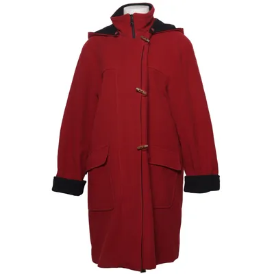 Duffle jas (Rood) van Hettemarks Kasjmier, Polyamide, Polyester, Wol