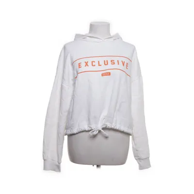 Huvtröja (Vit) från Gina Tricot Bomull, Polyester