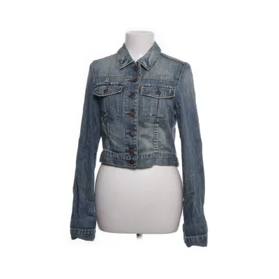 Denim jacket (Blue) from Topshop Moto Cotton