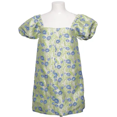 Jurk (Groen, Blauw, Beige) van Ganni Polyamide, Gerecycled polyester