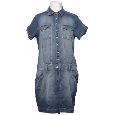 Robe en jean (Bleu) de Denim by Lindex Coton, Élasthane
